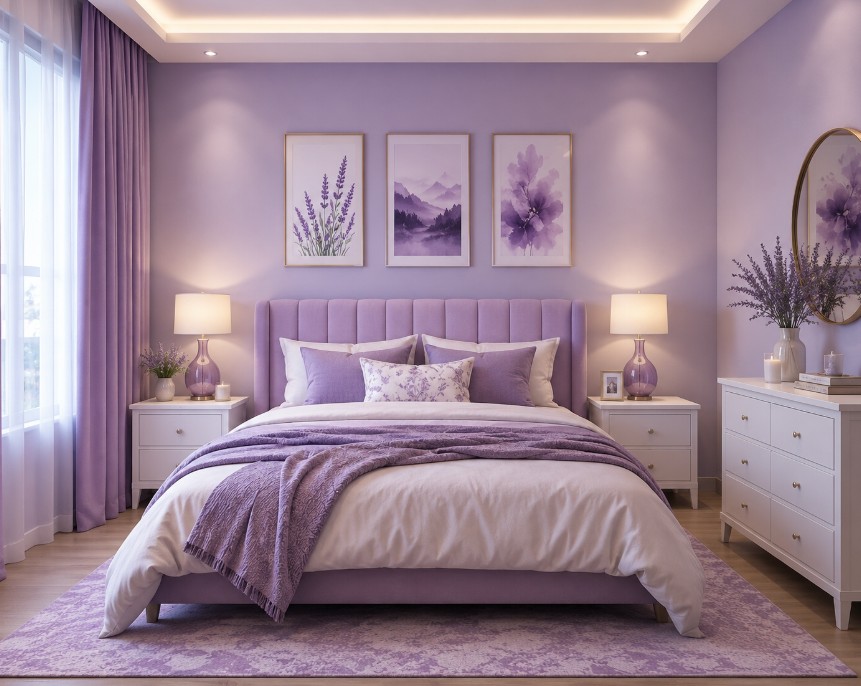 Lavender and Soft Purple