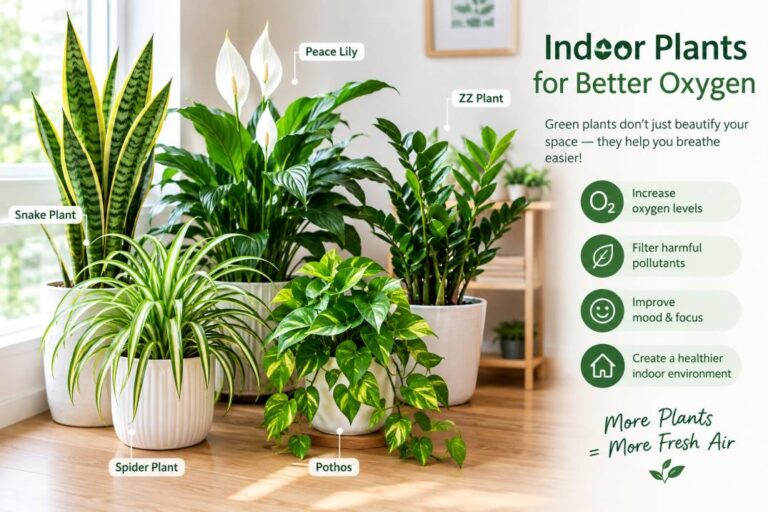 Indoor Plants For Oxygen